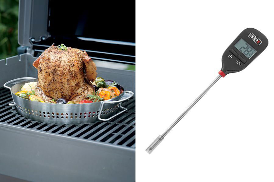 Weber BBQ free Roaster and thermometer offer