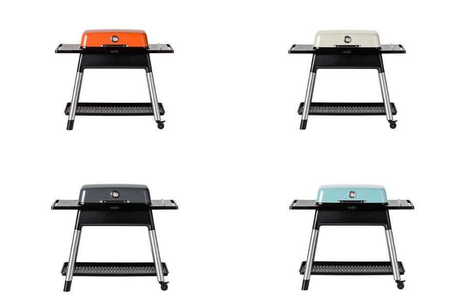 Everdure by Heston Force gas BBQ available in 4 stylish colours