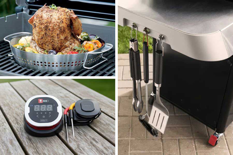 A selection of accessories for barbecues