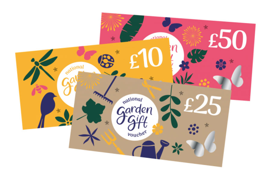 Image of National Garden Gift Cards available from Oxford Garden Centre
