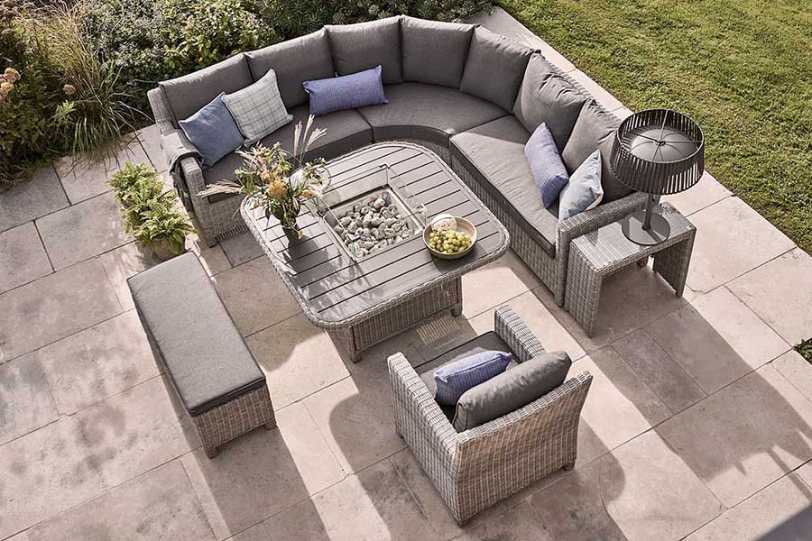 Luxury Kettler Palma Grande large garden furniture and dining set