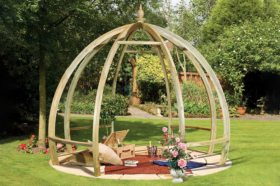 Grange Apollo bow top garden pergola